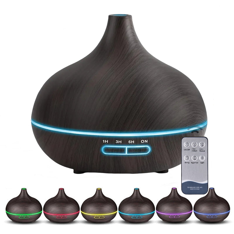 550ml wood color USB aroma diffuser