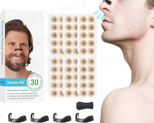 Breathing dilators magnetic nose strips