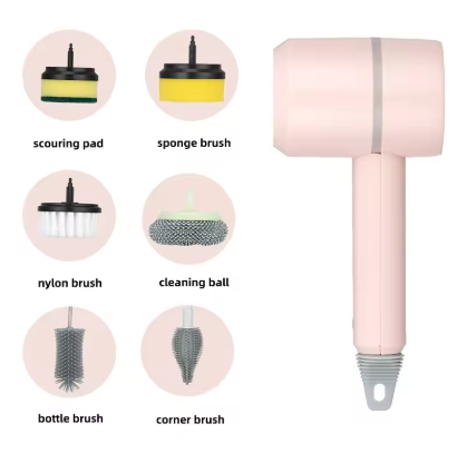 Multifunctional electric spin scrubber