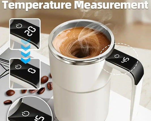 Automatic self stirring mug